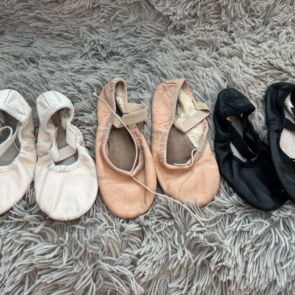 3 Pair -  BLOCH Ballet Shoes